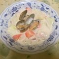 わかばがかおる's cooksnap of when they made ❀春爛漫❀具沢山な濃厚クラムチャウダー❀.