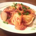 umizarusuki's cooksnap of when they made 厚揚げチリ.