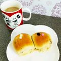 happyʕ•ᴥ•ʔ's cooksnap of when they made レーズン好きのレーズンちぎりパン.