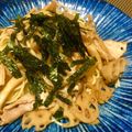 つまみぐい太郎's cooksnap of when they made 和風れんこんパスタ.