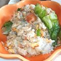 omachan's cooksnap of when they made 鮭とレタスのチャーハン♪.
