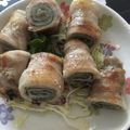mmmm123's cooksnap of when they made 大葉の豚肉巻き・おろし大根添え.