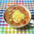 チェックのミニくま's cooksnap of when they made トマト蒸しパン.