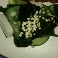 くゆりママ's cooksnap of when they made 長芋とわかめと胡瓜のネバネバ酢醤油和え.