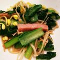 きさきﾏﾏ's cooksnap of when they made もう一品！小松菜とスパムの炒め物.