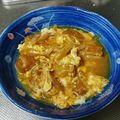 レンコンママ's cooksnap of when they made お財布にやさしい、あぶたま丼♪.