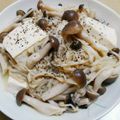 ルイボスミルクティー's cooksnap of when they made 超簡単で速い！キノコと豆腐のバター炒め.