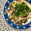 ふたごゆき's cooksnap of when they made ☆茄子としめじとベーコンの和風パスタ☆.