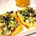 ちゃー319's cooksnap of when they made パリっと旨い♪油揚げのヘルシーピザ.