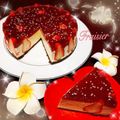 ゆかりん♡0511's cooksnap of when they made ❄︎フレジェ風❤️簡単チーズケーキ❄︎.
