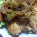 ちゃんこまんさん's cooksnap of when they made 鶏むね肉の柔らか竜田揚げおろしポン酢.