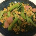 yunatan1211's cooksnap of when they made 小松菜とハムの中華味炒め.