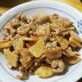 aroma＊'s cooksnap of when they made 長芋と豚肉の甘辛炒め.