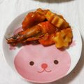 えりりんちゃん♡'s cooksnap of when they made お弁当に◎かさ増し簡単美味しいエビチリ◎.