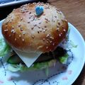 CookNLove's cooksnap of when they made 手作りバンズで　ハンバーガー.