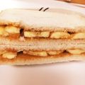たらぴとりん's cooksnap of when they made ピーナツバター＆バナナサンドウィッチ.