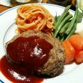 romann's cooksnap of when they made 簡単ふわふわハンバーグ.
