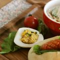 ガメコ's cooksnap of when they made ゆで卵♥明太子マヨで.