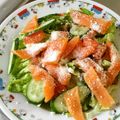 ☆こまっと☆'s cooksnap of when they made スモークサーモンのシーザーサラダ.