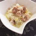 セルジ's cooksnap of when they made 【農家のレシピ】鶏肉と長ねぎのレンジ蒸し.