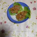 くネコまろす's cooksnap of when they made ひき肉納豆のレタス包み.