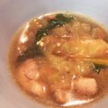 ochoa's cooksnap of when they made 茄子と鶏もも肉の食べるスープ鍋.