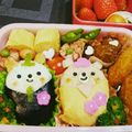 あっきぃ０７'s cooksnap of when they made ひな祭り　キャラ弁＊リラックマのお雛様.