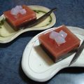 JILLY's cooksnap of when they made スイカ☆ナタデココのキラキラ水羊羹.