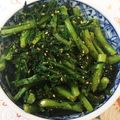 クックL10QDS☆'s cooksnap of when they made 春菊の胡麻和え.
