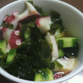 あゆたっくん's cooksnap of when they made タコのきゅうりとわかめの酢の物♪.