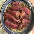 クック9GA553☆'s cooksnap of when they made 新玉ねぎで♡やみつきステーキ丼.