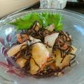 こぶたちゃんGOGO's cooksnap of when they made 簡単一品！ブリの刺身塩昆布和え.