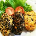 あおくろっこりー's cooksnap of when they made 和風ごまごまチキンナゲット.