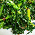 Macaw's cooksnap of when they made 春菊と鰹節の胡麻油炒め.