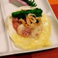 maison_d's cooksnap of when they made 菜の花・生ハム・桜エビ♪春の一口ピザ♡.