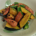 あっこ姉's cooksnap of when they made かぼちゃとオクラのチーズ炒め♪.