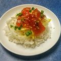 ウメ吉さん's cooksnap of when they made ✿まぐろ丼（ﾎﾟｷ丼）✿.