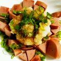 mmiom's cooksnap of when they made ボロニアソーセージのおろしねぎポン.