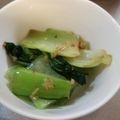 Rie_koru's cooksnap of when they made 青梗菜のペペロンチーノ風！ちんげん菜だけ.