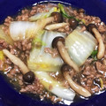咲風達's cooksnap of when they made とろっとろ！白菜と挽肉の餡掛け.