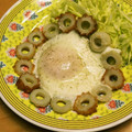 chirochan☆'s cooksnap of when they made 簡単楽しい♪ちくわ目玉焼き♪.