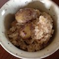 jucajucca's cooksnap of when they made 栗ご飯　栗が黄色く甘くてホクホク！.