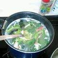 gakukoko's cooksnap of when they made チンゲンサイとかにかまの中華スープ.