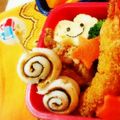 yukky☆mama's cooksnap of when they made 簡単弁当！かわいいグルグルちくわ ๑๑.