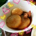 ネコのヘソ's cooksnap of when they made 大根と鶏もも肉のうま煮.