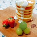 ＯＧＵＯＧＵ's cooksnap of when they made 米粉のパンケーキ.