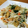 しのくまら's cooksnap of when they made 簡単☆あっさり海老ともやしの炒めもの☆.