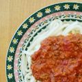 シナモシナモ's cooksnap of when they made 意外なウマさ！ミートソースチーズうどん.