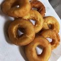 しろいろ。's cooksnap of when they made フライパンdeサクサクドーナツ.