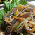 クック97F5JM☆'s cooksnap of when they made 坦々サラダ(蒟蒻、ほうれん草、蓮根、人参.